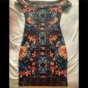 Mini flowered dress